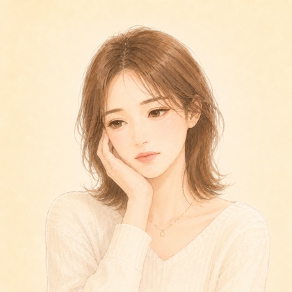 肌荒れの悩みを乗り越えた運営者のイメージイラスト